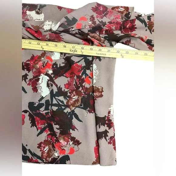 Aritzia Wilfred Morel Floral Off Shoulder Blouse Ss M - Picture 7 of 16